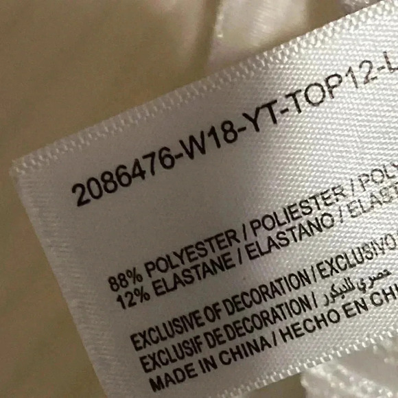 Iconic cream long sleeve top shirt blouse size Large - Picture 11 of 12